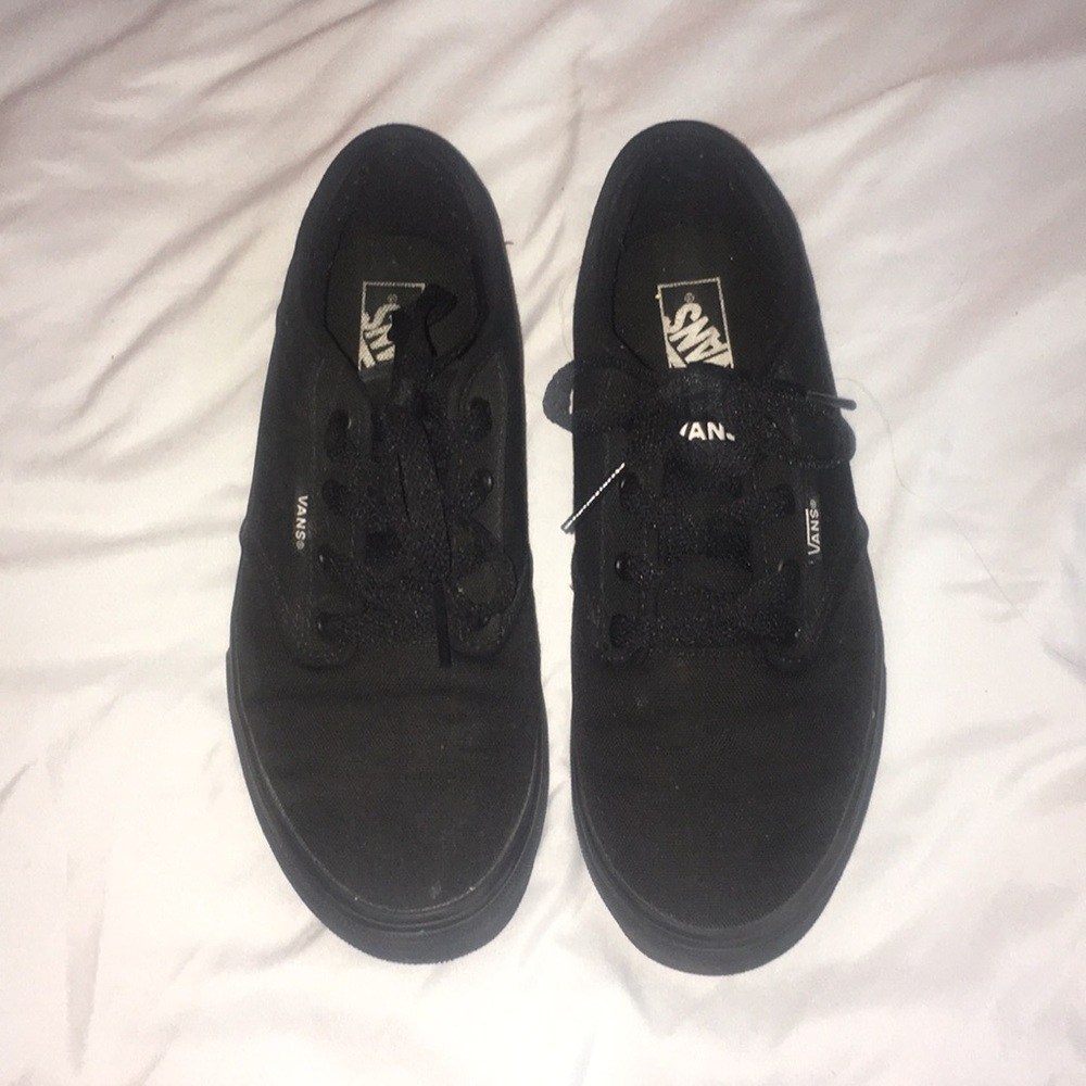 Black Vans NWOT
